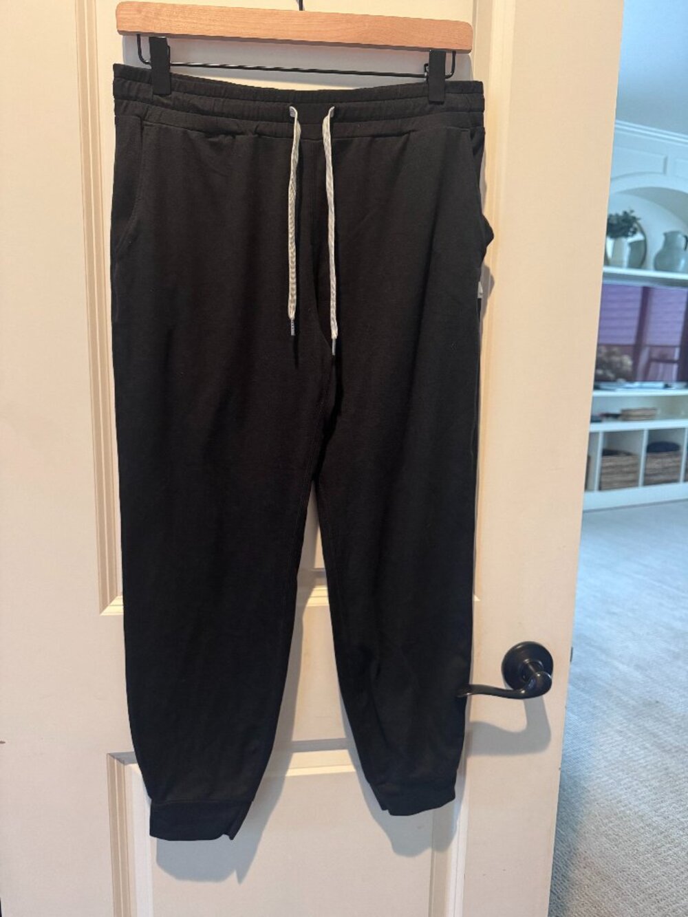 Vuori Performance Joggers Black Drawstring Athletic Pants Size Small